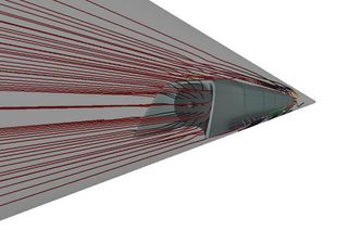Streamlines for Capsule Inside Hyperloop