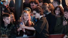 Timothée Chalamet at the Dune: Part 2 premiere