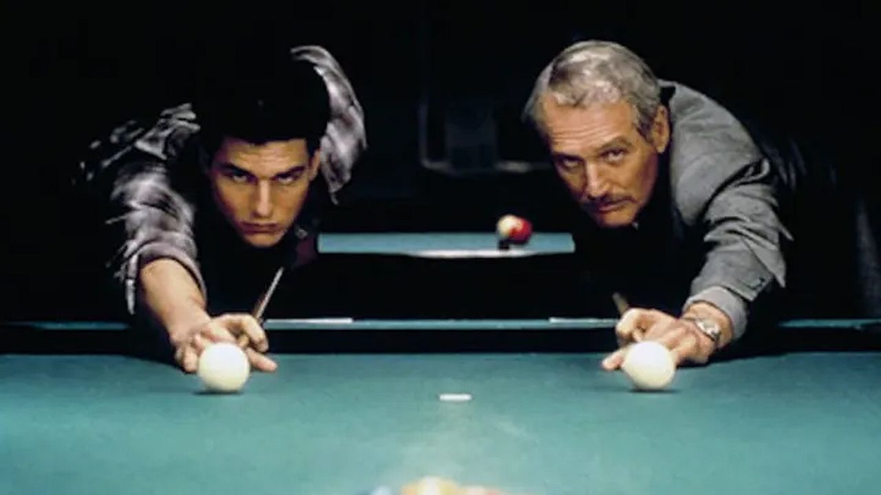 The Color of Money'de Tom Cruise ve Paul Newman