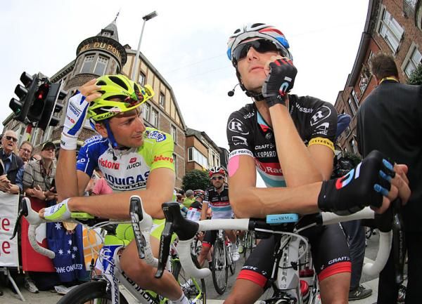 Ivan Basso (Liquigas - Cannondale) - Frank Schleck (RadioShack - Nissan)
