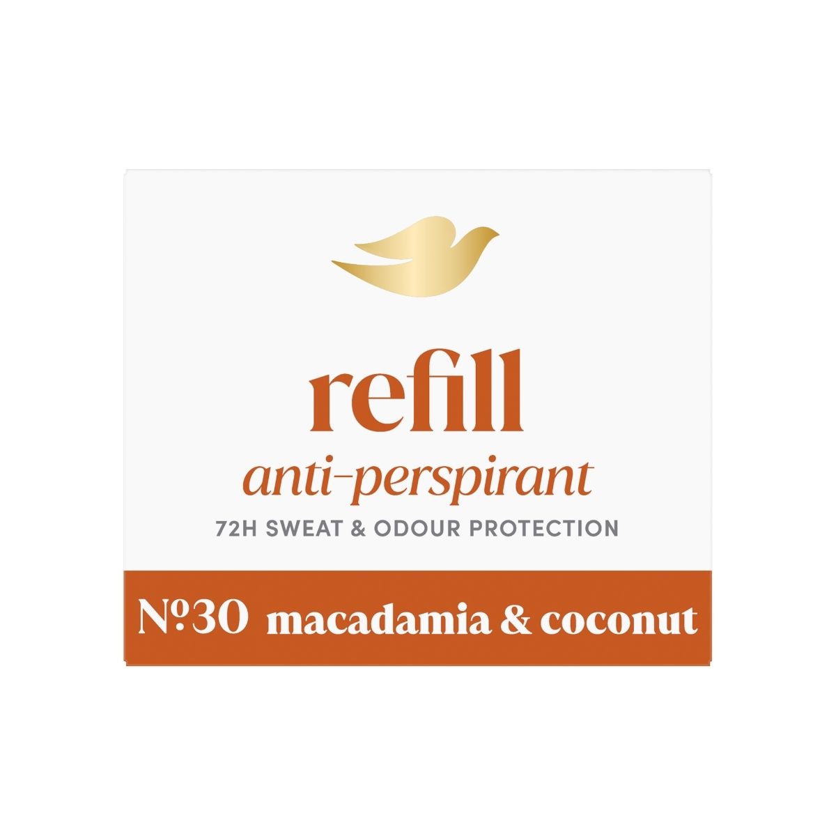 Dove anti-perspirant refill macadamia &amp;amp; coconut