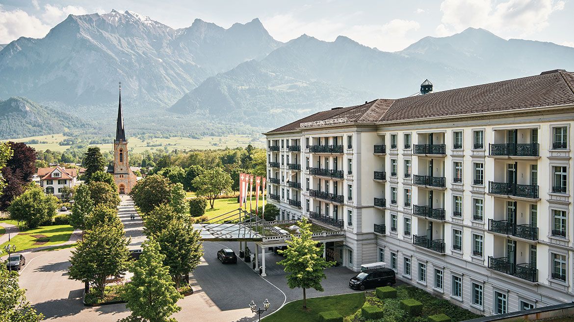 Exterior of the Grand Resort Bad Ragaz