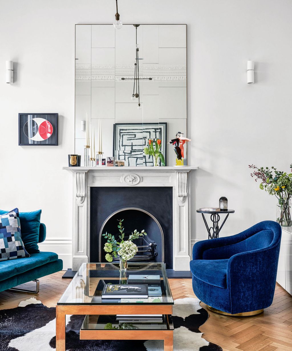 Why you should hang mirrors over your fireplaces urges a Feng Shui