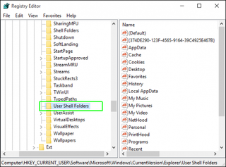 User Shell Folders