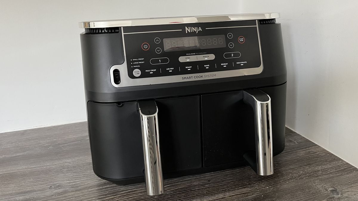 Ninja Foodi Smart DZ550 XL 6-in-1 10-qt. 2-Basket Air Fryer with DualZone  Technology & Smart Cook System 