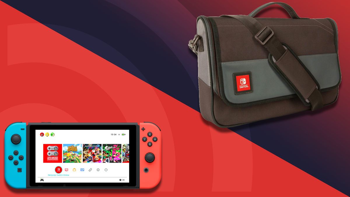 Switch Case for Nintendo Switch and Switch OLED Model, Portable Full  Protection Carrying Travel Bag with 18 Game Cards Storage for Switch  Console Pro