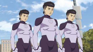 Multi-Paul (Simu Liu) in "Invincible" season 3