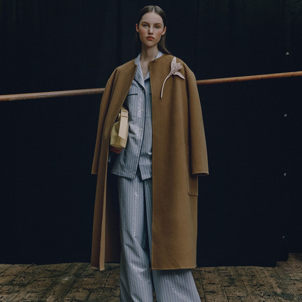 woman wearing pajamas (Erdem) 