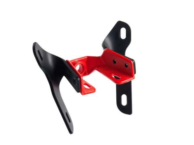 The carriage kit for the Fi'zi:k Tritone triathlon/time trial saddle can fit two bottle cages, a CO2 canister and inflator and a spare inner tube