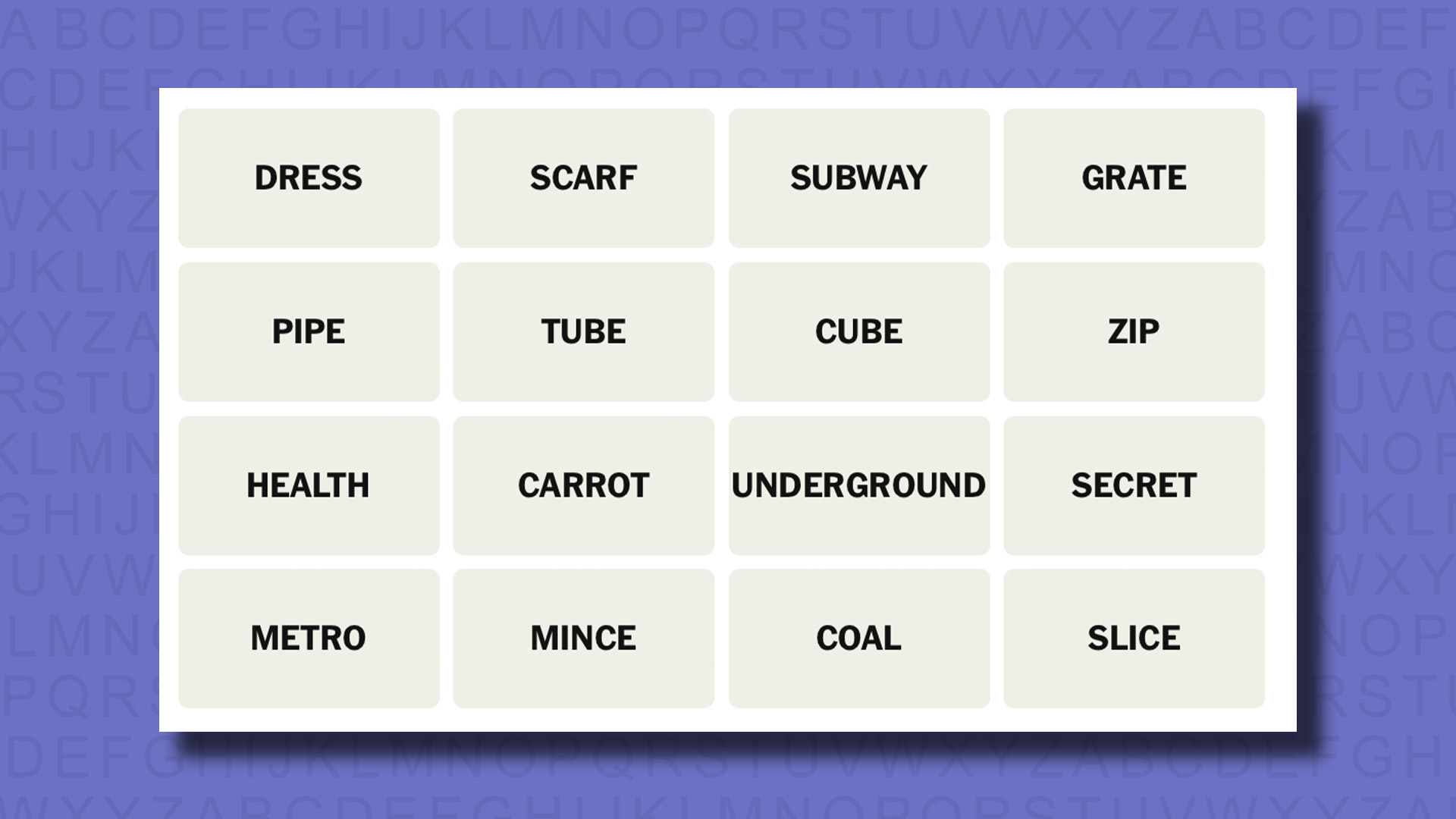 NYT Connections hints for game 786 on a purple background