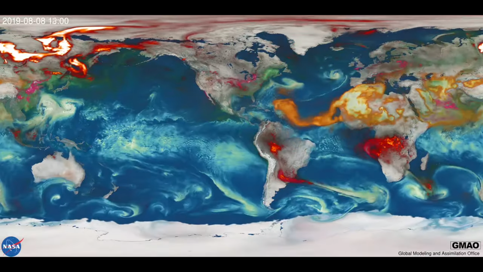 NASA animation shows global effects of Australia wildfires, hurricanes and more