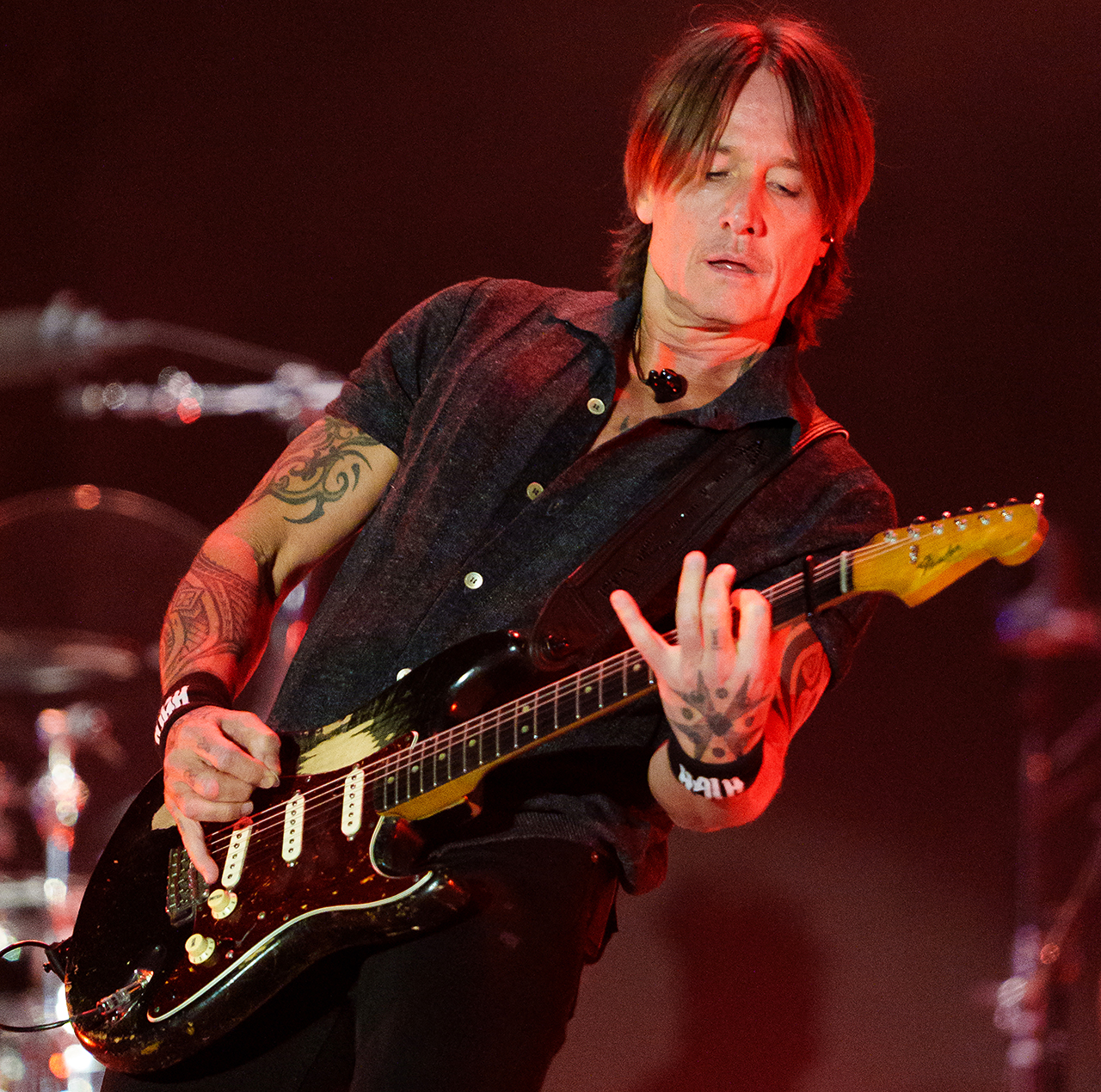 Keith Urban performs at Country Thunder Wisconsin at the Shadow Hill Ranch in Twin Lakes, Wisconsin on July 19, 2026