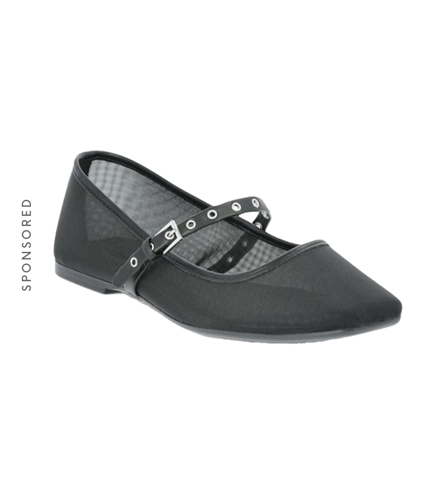 Scoop, Mesh Mary Jane Flats