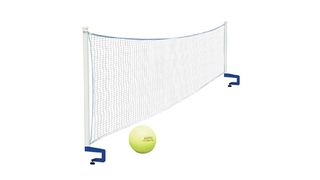 Poolmaster 72786 above-ground pool water volleyball and badminton pool game