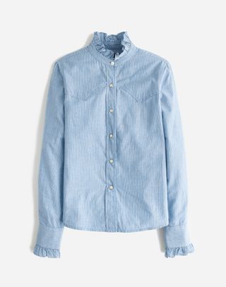 Madewell x Reluxe Fashion, Blus Katun Preowned High Neck Nili Lotan