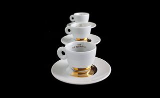 The illy & Le Méridien art collection cup specially designed for the Le Méridien Istanbul Etilier First Night
