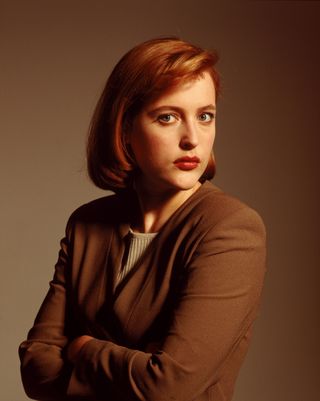 Gillian Anderson on Season 2 of 'X-Files' in 1994.