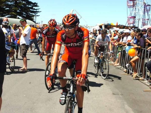 Alessandro Ballan (BMC) worked for the team