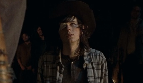 carl walking dead negan