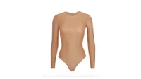Shimmer Long Sleeve Bodysuit: was £88, now £44 (save £44) | SKIMS UK