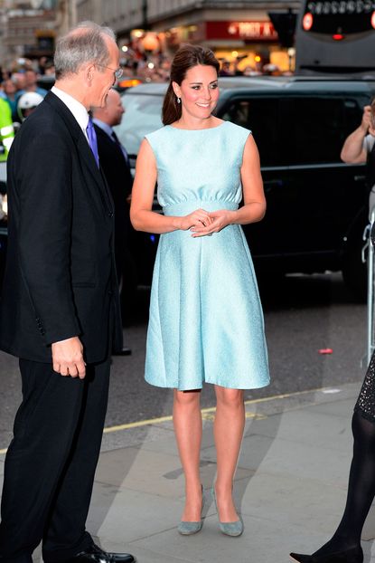 Kate Middleton visits the National Portait Gallery