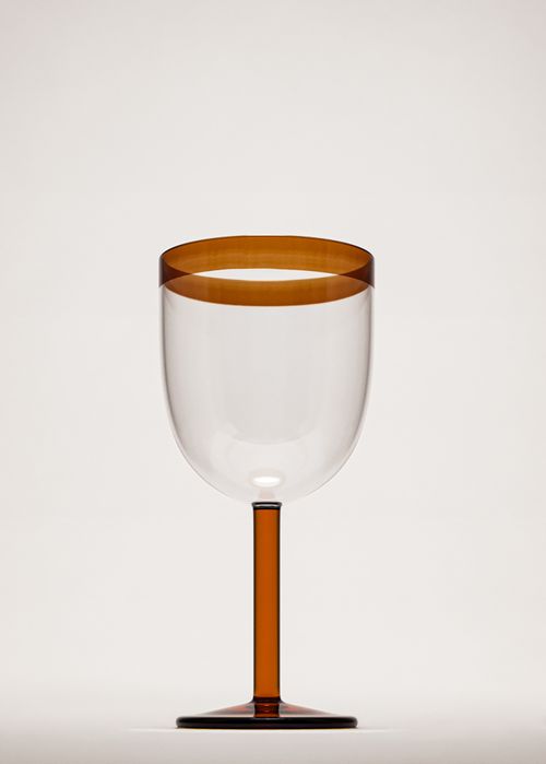 Coloured Stripe Borosilicate Cup