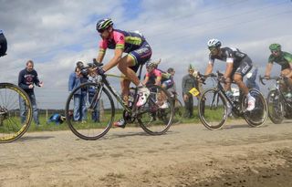 Lampre-Merida's Roubaix: crashes, punctures and mechanicals