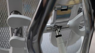 A silver Sihoo Doro S300 chair