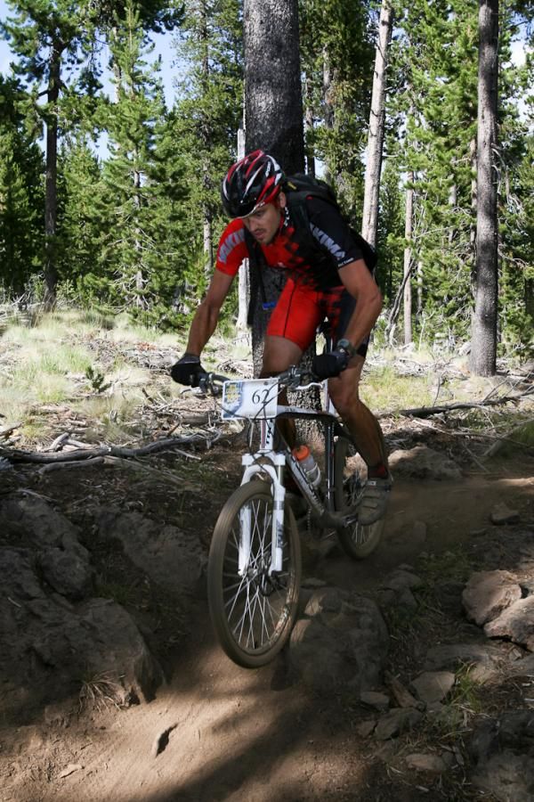 Racing in and around Bend means riding over lava. Bring some tough tires.