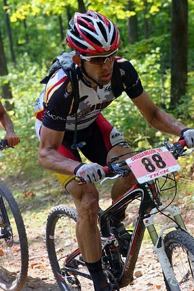 Men&rsquo;s champion Brian Matter climbs Fire Tower Hill: