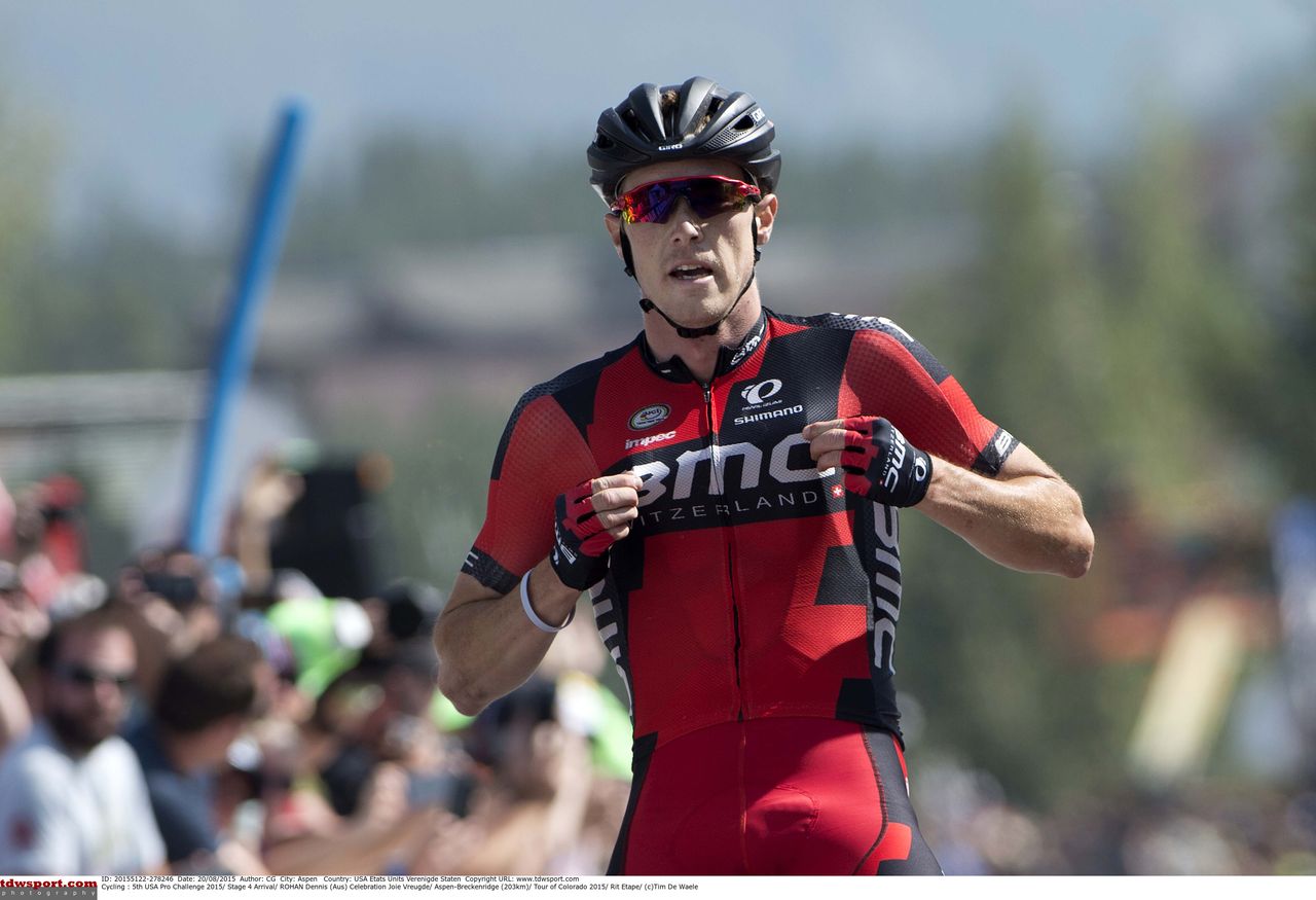 Rohan Dennis imposed his leadership on stage 4
