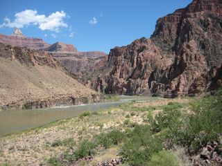 the Grand Canyon was shaped by the Colorado River over millions of years