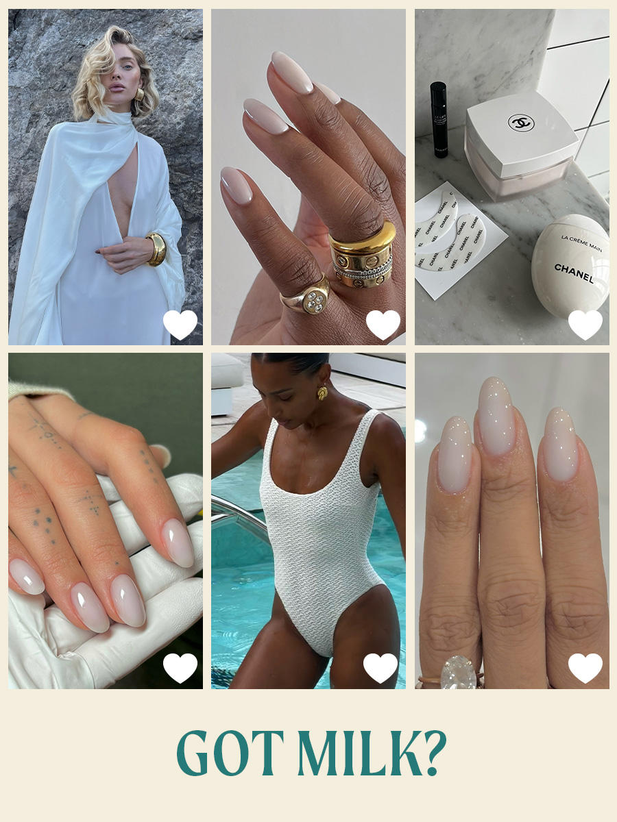Unhas leitosas