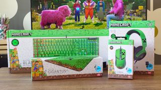 Razer's Minecraft collection in retail boxes