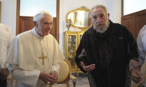 Pope Benedict XVI meets with former Cuban leader Fidel Castro in Havana Wednesday: Critics are calling the Pope&amp;#039;s trip a wash after only vague demands.