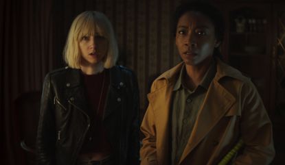 ZOE KAZAN as PIA BREWER and BETTY GABRIEL as SOPHIE BREWER in episode 108 of CLICKBAIT, ending explained