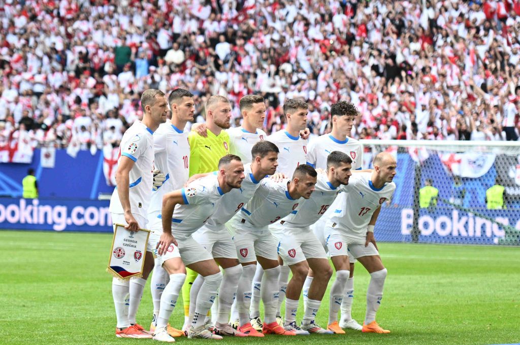 Czech Republic Euro 2024 squad Team photo of Czechia during the UEFA EURO 2024 group stage match between Georgia and Czechia at Volksparkstadion on June 22, 2024 in Hamburg, Germany. (Photo by Sebastian Frej/MB Media/Getty Images)