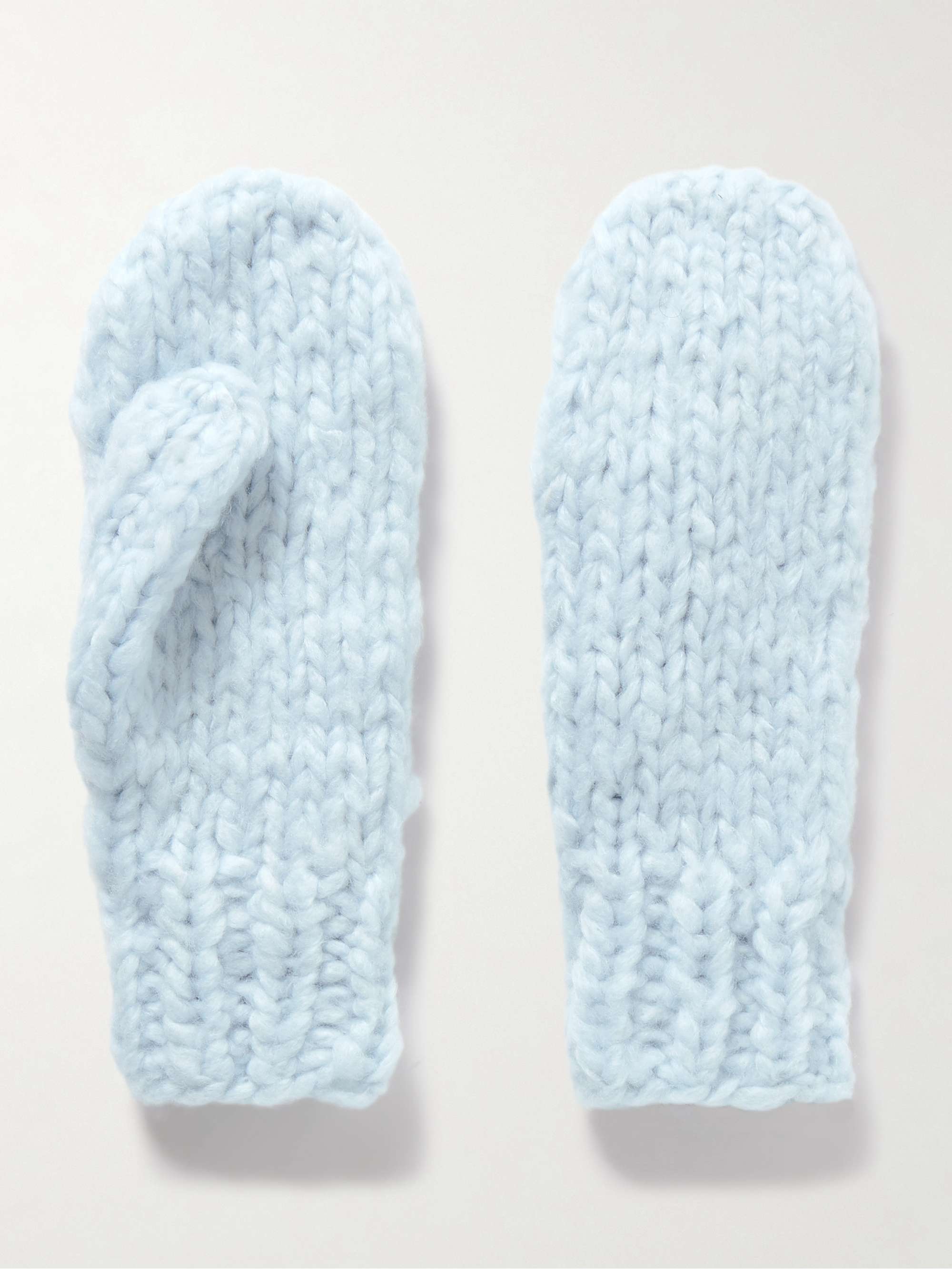 Mire Ribbed Cashmere Mittens