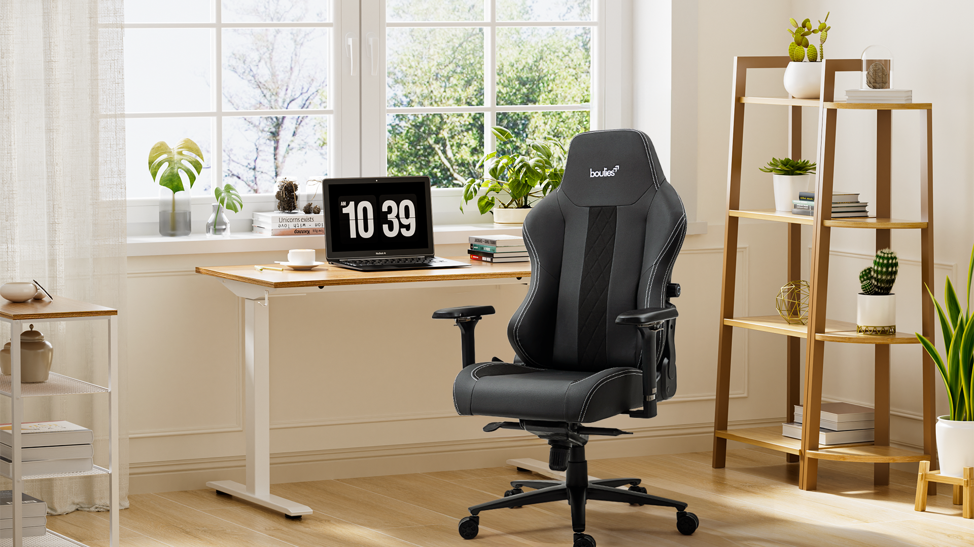 Boulies chairs in various office spaces