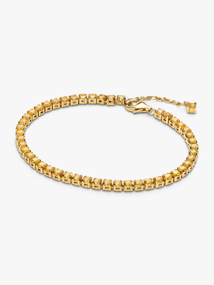 Pandora, Sparkling Yellow Tennis Bracelet