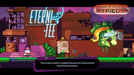 Cursed to Golf's hero and the devil