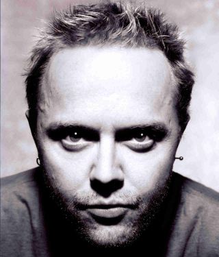 Metallica’s Lars Ulrich posing for a photograph in 2003