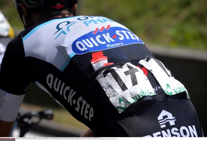 Matteo Trentin's pockets filled with gels