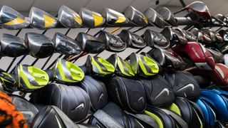 Some of the old Nike drivers in stock at Golf Clubs 4 Cash