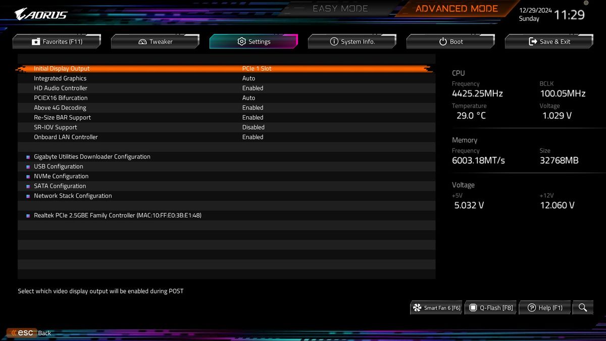 Gigabyte B850 Aorus Elite Wifi 7