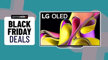 LG OLED B3 next to "Black Friday Deals" GamesRadar+ badge.