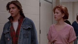 Molly Ringwald and Judd Nelson in The Breakfast Club