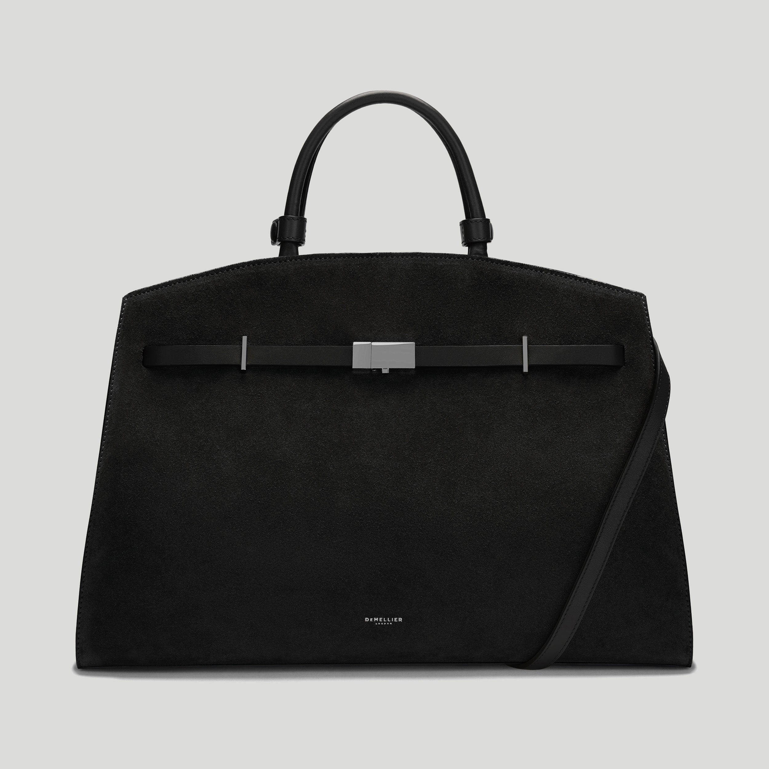 The Hudson | Black Suede | Demellier