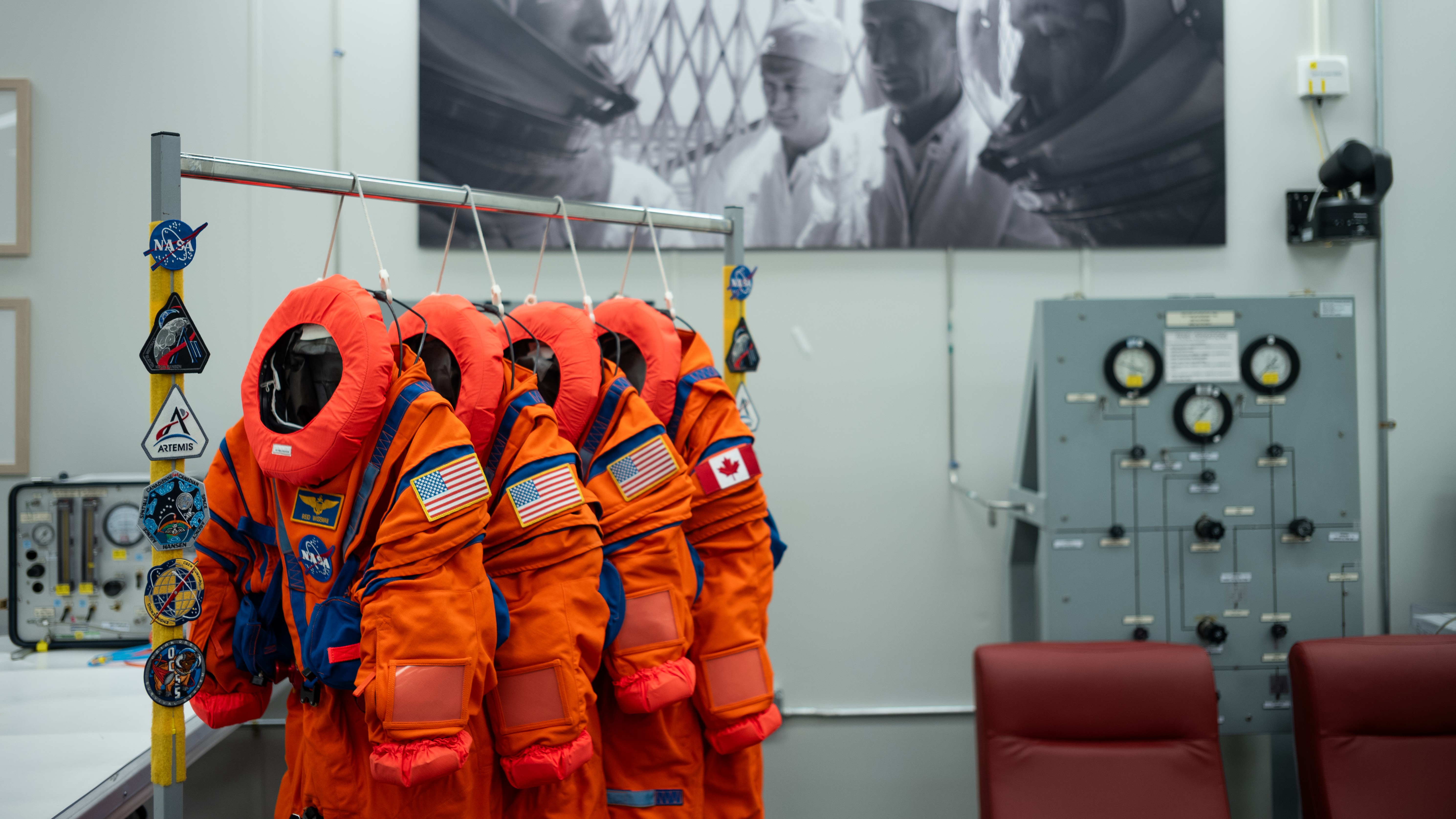 The Orion Crew Survival System suits.
