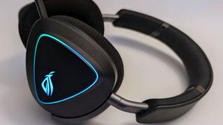 Asus ROG Delta II gaming headset against a white background